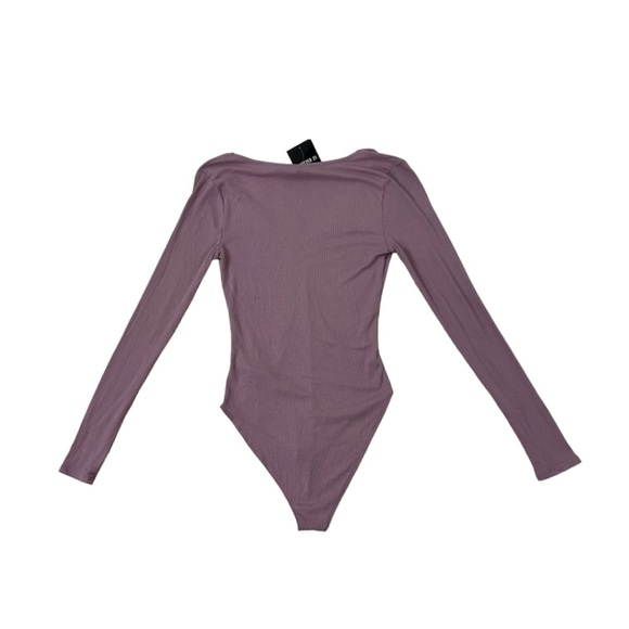 Forever 21 Purple Long Sleeve Bodysuit - Picture 2 of 5